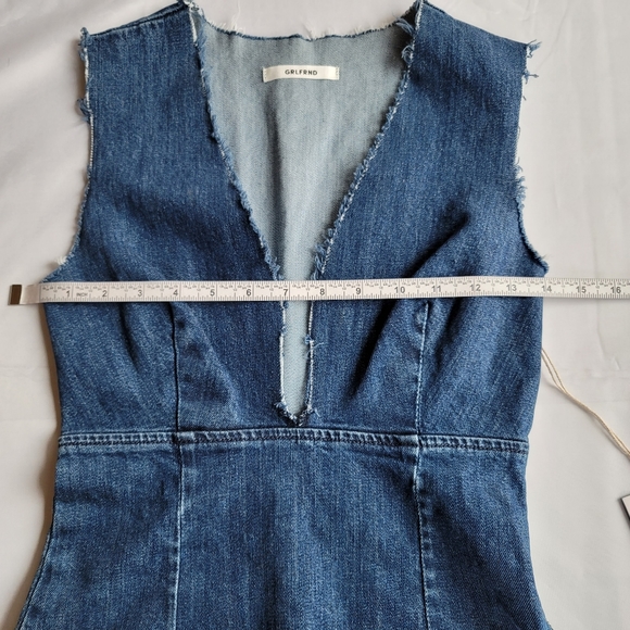 NWT GRLFRND "Estelle" Denim Dress - size XS - Picture 6 of 10